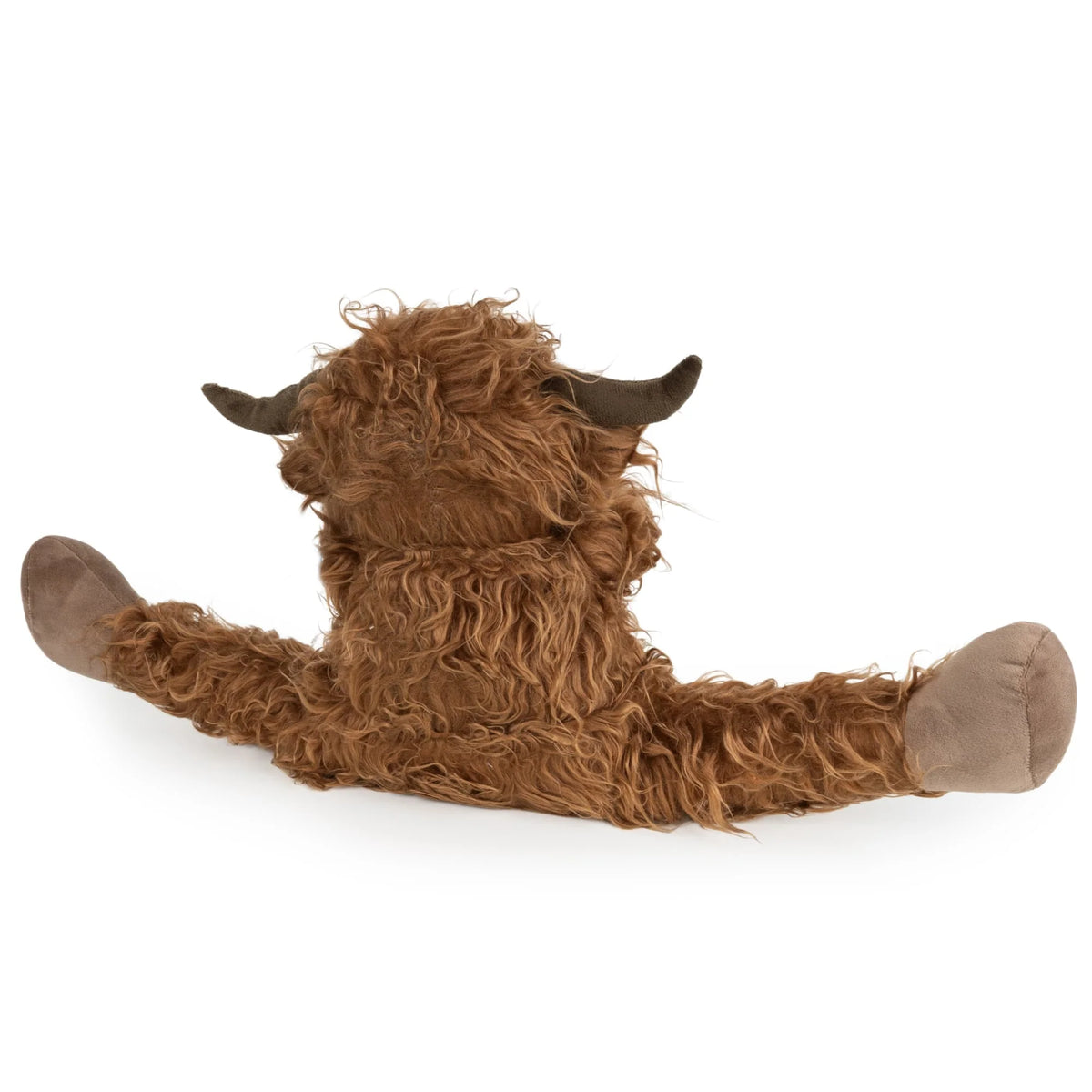 Full view of the Excluder - Highland Cow displaying its long weighted body designed to reduce draughts, a beautiful addition to country-inspired decor for any room.