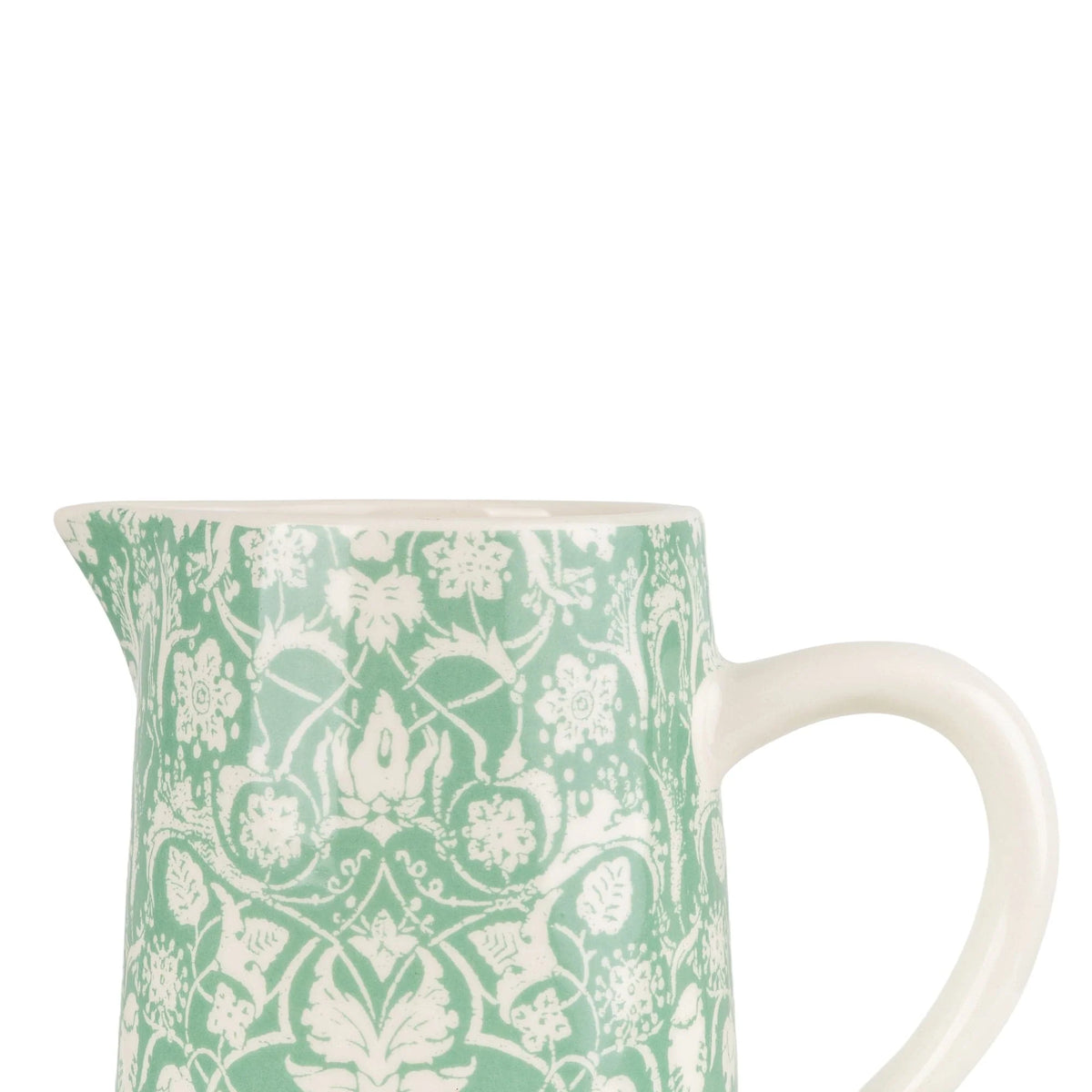 Jeff Banks Large Sage Green Jug Jacquard Design - Home Deco London