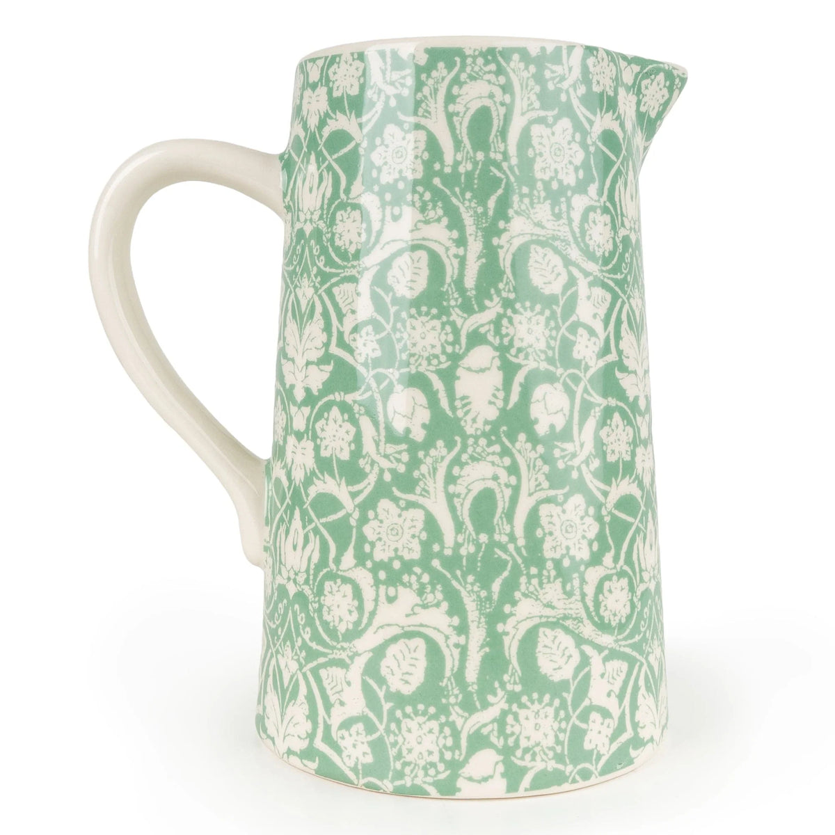 Jeff Banks Large Sage Green Jug Jacquard Design - Home Deco London