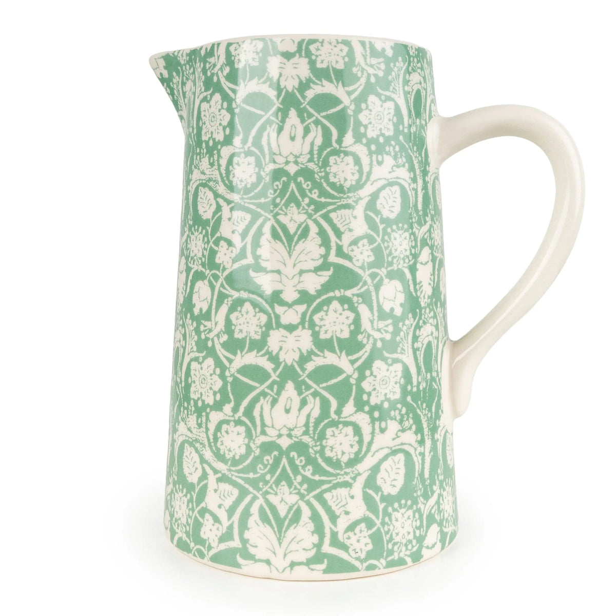 Jeff Banks Large Sage Green Jug Jacquard Design - Home Deco London