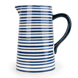 Jeff Banks Large Jug - Stripes Blue