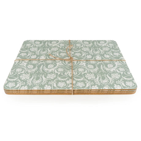 Jeff Banks Set of 4 Placemats - Jacquard Sage Green - Home Deco London