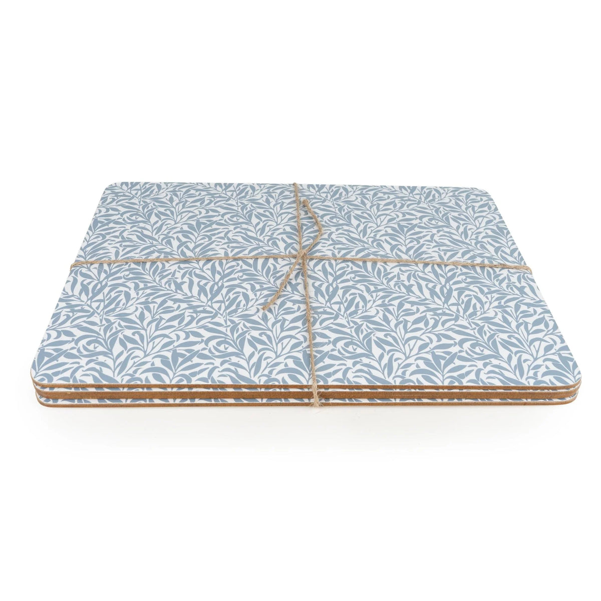 Jeff Banks Leafy Trellis Design Blue Placemats Set of 4 - Home Deco London