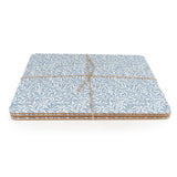 Jeff Banks Leafy Trellis Design Blue Placemats Set of 4 - Home Deco London