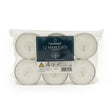 12 Unscented Maxilights - maxi tealights pack for warm and steady glow.