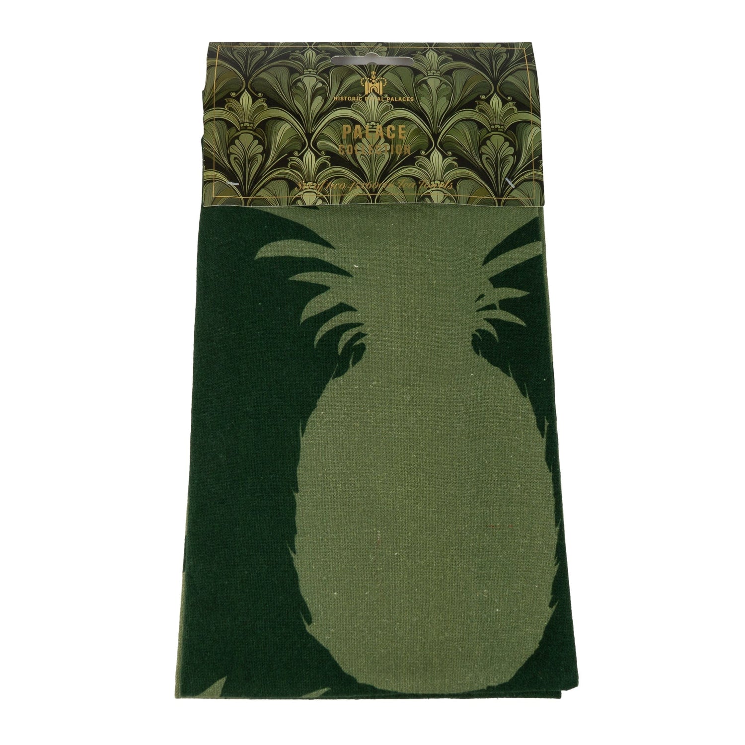 Printed tea towels Pineapple design displayed neatly, highlighting their absorbent quality and design appeal.