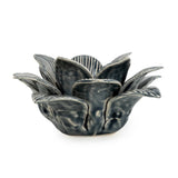 Daffodil Tealight Holder Blue Ceramic Design - Home Deco London