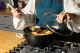 Pyrex Cook&Care Stew pot with Lid 24cm Black
