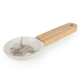 Highland Cow Ceramic Spoon Rest with Wooden Handle - Home Deco London