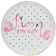 12cm Ceramic Trinket Dish with Flamingos - Let's Flamingle Design by Ava & I - Home Deco London