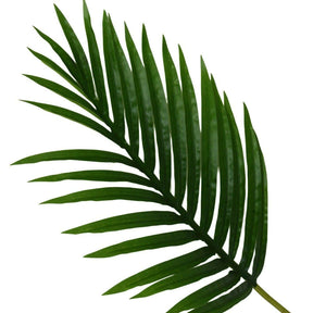 65Cm Faux Palm Leaf Single Stem - Striking Artificial Greenery For Stylish Interiors - Home Deco London