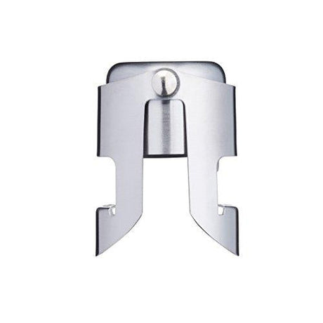 BarCraft Champagne Stopper - Luxury Polished Stainless Steel, Keeps Bubbles Fresh - Home Deco London