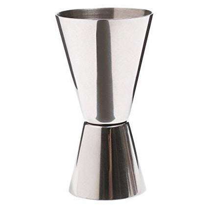 BarCraft Stainless Steel Double Jigger Measure - Perfect for Cocktails at Home - Home Deco London