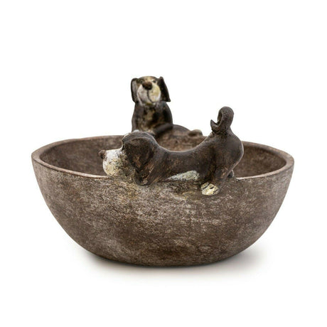 Charming Puppy Trinket Dish - Decorative Resin Storage Bowl for Home Décor - Home Deco London