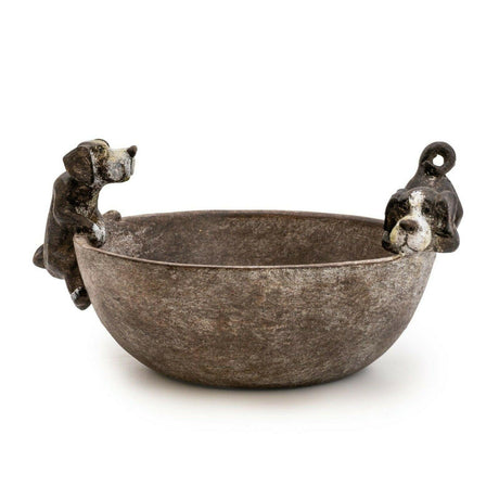 Charming Puppy Trinket Dish - Decorative Resin Storage Bowl for Home Décor - Home Deco London