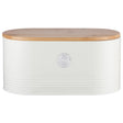 Elegant Typhoon Living Cream Bread Bin with Sustainable Bamboo Lid – Stylish Kitchen Storage - Home Deco London