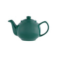 Emerald Green 2 Cup Stoneware Teapot - Durable, Heat Retaining with 450ml Capacity - Home Deco London