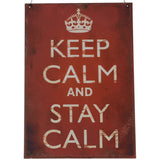 Keep Calm Decor Sign - Stylish Wall Art for Home or Office Inspiration by Chic Antique - Home Deco London