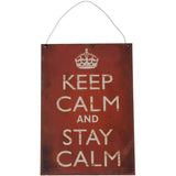 Keep Calm Decor Sign - Stylish Wall Art for Home or Office Inspiration by Chic Antique - Home Deco London