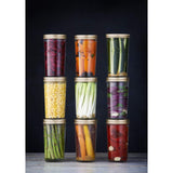 Kilner 1 Litre Wide Mouth Preserve Jar 1 Litre- Secure Vacuum Seal, Easy Fill, Glass Storage - Home Deco London