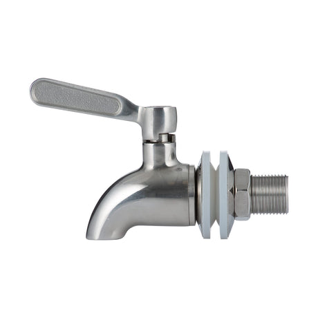 Kilner Stainless Steel Tap for 3, 5, and 8 Litre Drinks Dispensers - Durable and Leak-Free - Home Deco London