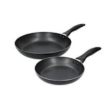 KitchenCraft Non Stick Frying Pans Set - 20cm & 28cm Induction Aluminium Pans in Gift Box - Home Deco London