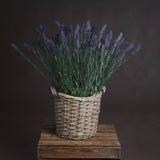 Large Artificial Lavender Flowers Spray - Home Deco London