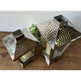Large Hanging Lantern - Handcrafted Stainless Steel Neil Lantern by Home Deco London - Home Deco London