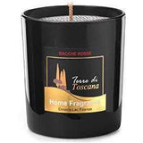 Luxury Red Berries Candle in Black Glass - 30 Hour Burn Time, Soy Wax, Gift Boxed - Home Deco London