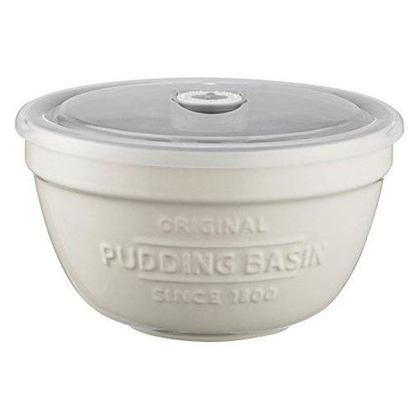 Mason Cash Innovative 0.9L Stoneware Pudding Bowl With Lid - Home Deco London