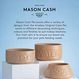 Mason Cash 20cm Stoneware Pet Bowl - Durable Dog Bowl in Classic Cane Design - Home Deco London