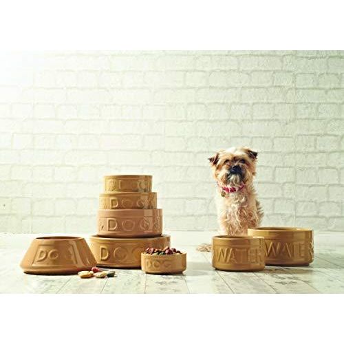 Mason Cash 20cm Stoneware Pet Bowl - Durable Dog Bowl in Classic Cane Design - Home Deco London