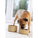 Mason Cash 20cm Stoneware Pet Bowl - Durable Dog Bowl in Classic Cane Design - Home Deco London