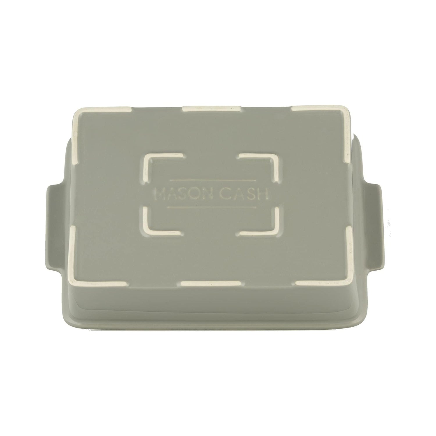 Mason Cash 2.5L Stoneware Lasagne Dish - Perfect for Quiches, Pies and Flans with Right Angled Corners - Home Deco London