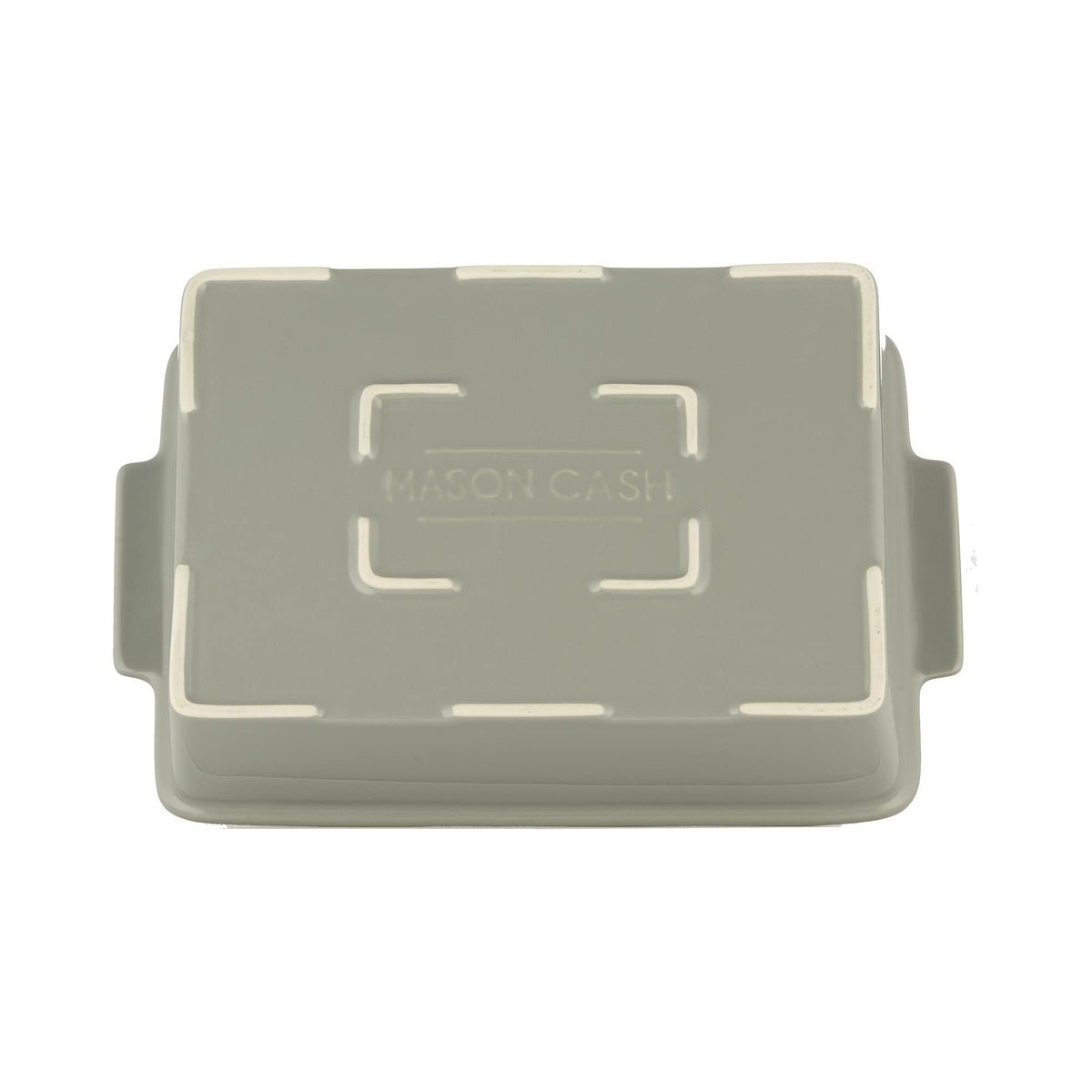 Mason Cash 2.5L Stoneware Lasagne Dish - Perfect for Quiches, Pies and Flans with Right Angled Corners - Home Deco London