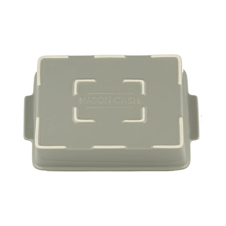 Mason Cash 2.5L Stoneware Lasagne Dish - Perfect for Quiches, Pies and Flans with Right Angled Corners - Home Deco London