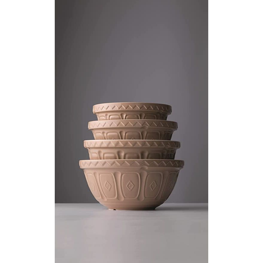 Mason Cash Cane 33cm Stoneware Mixing Bowl - Ideal for Baking, Microwave & Dishwasher Safe - Home Deco London