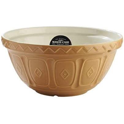 Mason Cash Cane S9 Stoneware Mixing Bowl 32cm - Ideal For Baking Cookies, Dough & Pudding - Home Deco London