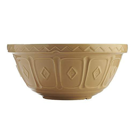 Mason Cash Cane S9 Stoneware Mixing Bowl 32cm - Ideal For Baking Cookies, Dough & Pudding - Home Deco London