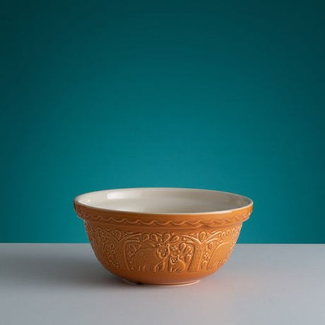 Mason Cash In The Forest 24cm Ochre Mixing Bowl - Retains Tradition With Modern Use - Home Deco London