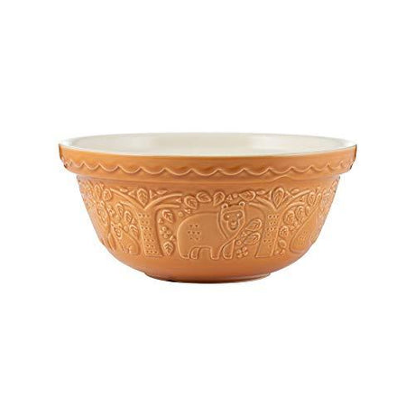 Mason Cash In The Forest 24cm Ochre Mixing Bowl - Retains Tradition With Modern Use - Home Deco London