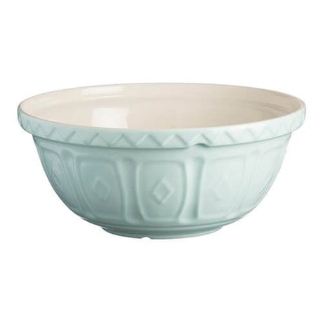 Mason Cash Powder Blue 26cm Mixing Bowl - Stoneware, Dishwasher & Microwave Safe, Chip Resistant - Home Deco London