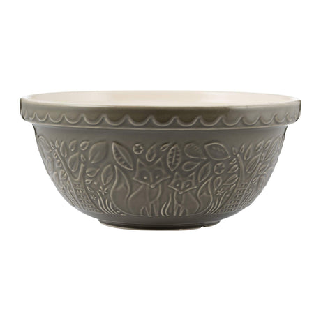 Mason Cash S12 In The Forest 29cm Grey Mixing Bowl - Microwave & Dishwasher Safe - Home Deco London