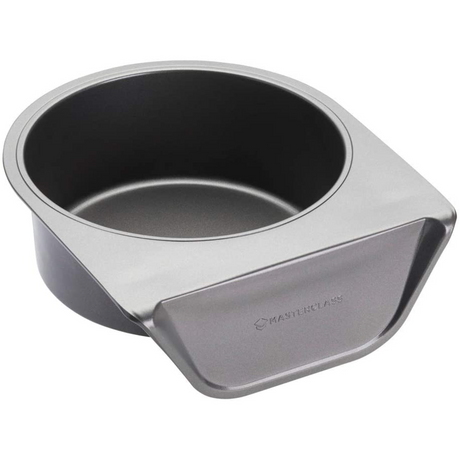 MasterClass 21.5cm Stackable Cake Tin - Non Stick Carbon Steel, Space Saving Design - Home Deco London