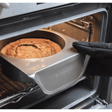 MasterClass 21.5cm Stackable Cake Tin - Non Stick Carbon Steel, Space Saving Design - Home Deco London