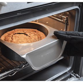 MasterClass 21.5cm Stackable Cake Tin - Non Stick Carbon Steel, Space Saving Design - Home Deco London
