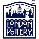 Medium Red Stoneware Water Jug by London Pottery - 575 ml Capacity, Spill-Resistant Design - Home Deco London