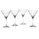 Mikasa Cheers Martini Glasses Set of 4 - Elegant Etched Crystal for Cocktails & Entertaining - Home Deco London