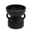 Odesa 15.5cm Matte Black Vase - Unique Shape for Striking Home Decor - Home Deco London