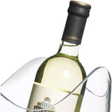 Party Wine Cooler Bucket - 10L Clear Acrylic with Wavy Edge, Ideal for Chilled Bottles - Home Deco London